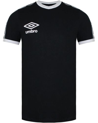 Umbro Ringer Training Shirt - Black
