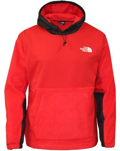 The North Face Novelty Fleece Jacket Pullover Hoodie - Red