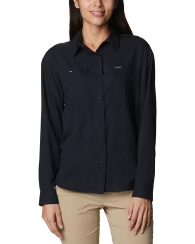 Columbia Silver Ridge Utility Long Sleeve Shirt - Black