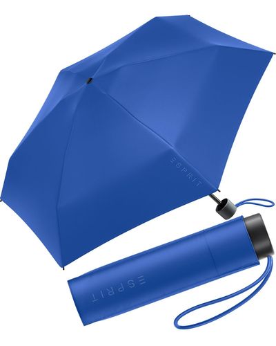 Esprit Ombrello tascabile con design multicolore - Blu