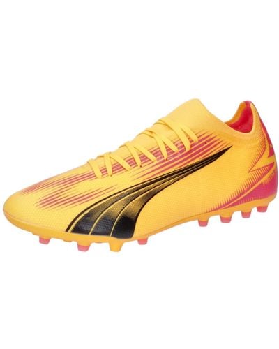 PUMA Ultra Match Mg Soccer Shoes - Yellow