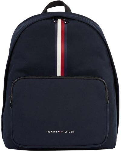 Tommy Hilfiger Backpack Skyline Stripe Hand Luggage - Blue