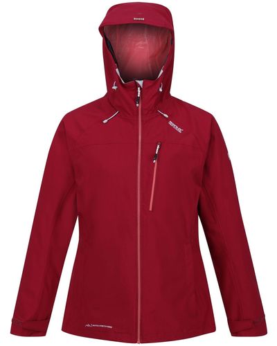Regatta S Britedale Waterproof Shell Jacket Coat - Red