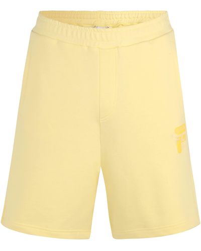 Fila BAIERN Oversized Shorts - Jaune
