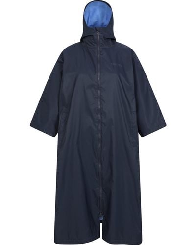 Mountain Warehouse Coastline S Water-resistant Changing Robe Navy S - Blue