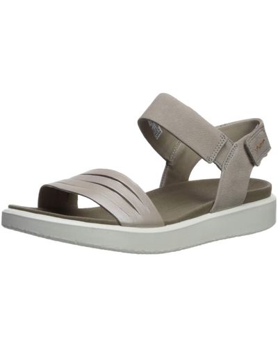 Ecco Flowt Strap Sandal - Grey