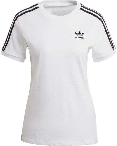 adidas T-Shirts 3S - Weiß
