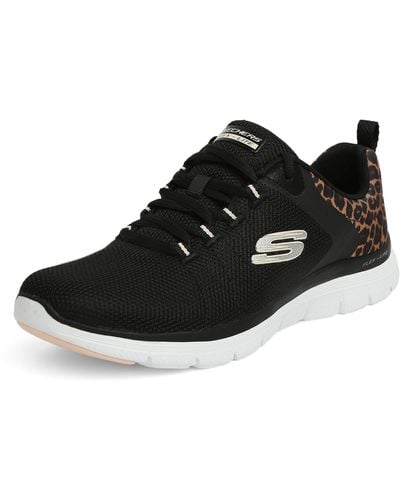 Skechers Flex Beroep 4.0 Sneaker - Zwart