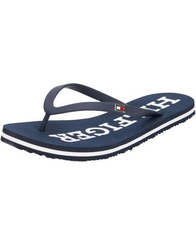 Tommy Hilfiger Hilfiger Strap Beach Sandal FW0FW07901 Flip-Flop - Blau