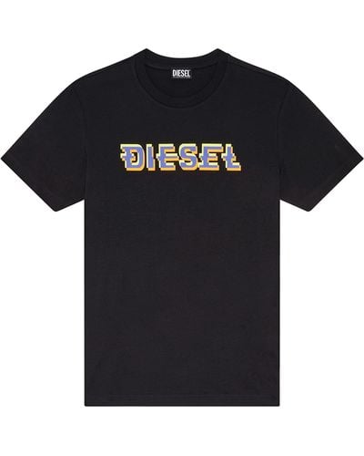 DIESEL Uomo T-diegor-k52 T-shirt - Nero