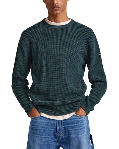 Pepe Jeans Dean Crew Neck Pullover Jumper - Grey