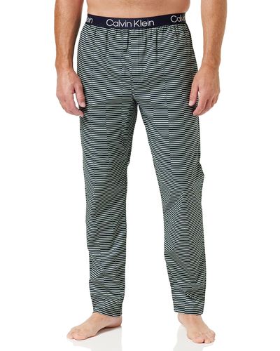 Calvin Klein Hombre Pantalón de Pijama Largo - Azul