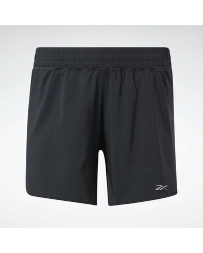 Reebok Korte Hardloopshort Voor - Zwart