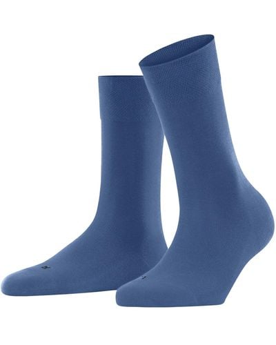 FALKE Sensitive London W So Cotton With Soft Tops 1 Pair Socks - Blue