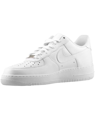 Nike Schuhe Air Force 1 ́07 Größe: 43 Farbe: 111wht/wht - Schwarz