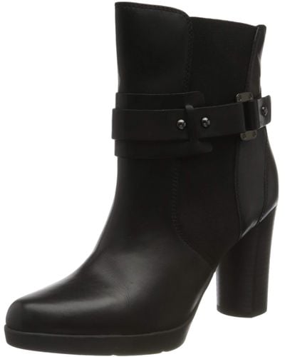 Geox D Anylla High B Ankle Boots - Black