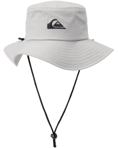 Quiksilver Bushmaster Sun Protection Floppy Visor Bucket Hat - Gray