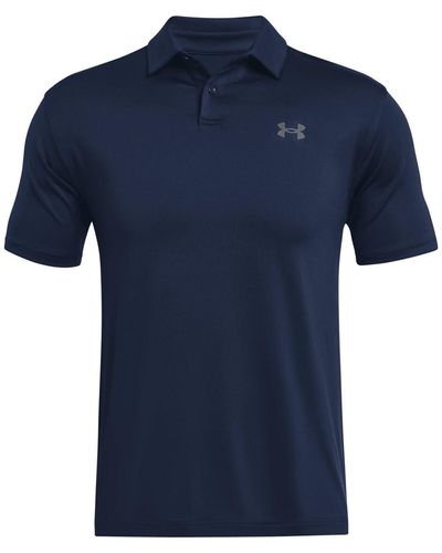 Under Armour S T2g Polo Shirt Navy M - Blue