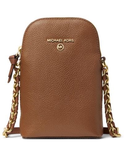 Michael Kors Freya Small Chain Crossbody Size: Os, Col: Luggage in Brown