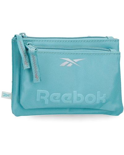 Reebok Linden Toiletry Bag Two Compartments Blue 17x9x2 Cms Polyester