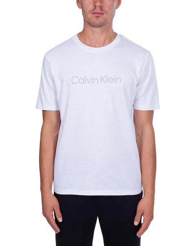 Calvin Klein Shirt uomo essenziale a tinta unita - Taglia - Blu