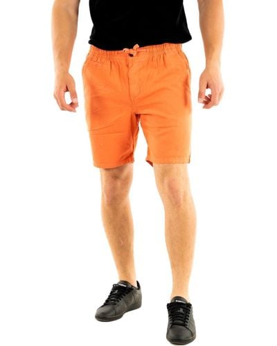 Superdry S Vintage Overdyed Lässige Shorts - Orange