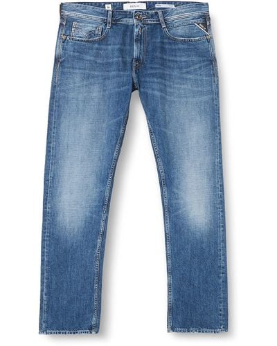 Replay Rocco Aged Jeans - Blau