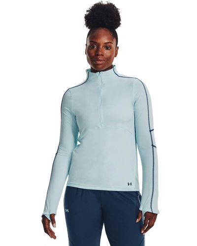 Under Armour Ua Train Cold Weather 1⁄2 Zip Long Sleeves - Blue