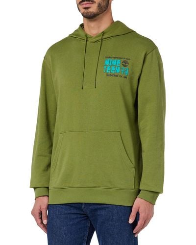 Timberland Graphic Hoodie Sweatshirt Voor - Groen