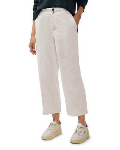 Street One Casual Fit Babycord Hose - Weiß