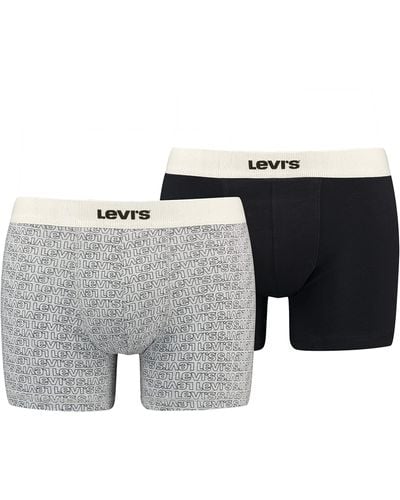 Levi's Tonal Logo AOP Boxer - Gris