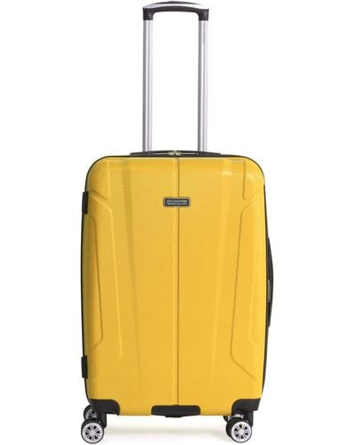 Ben Sherman 4-wheel Spinner Travel Upright Luggage - Yellow
