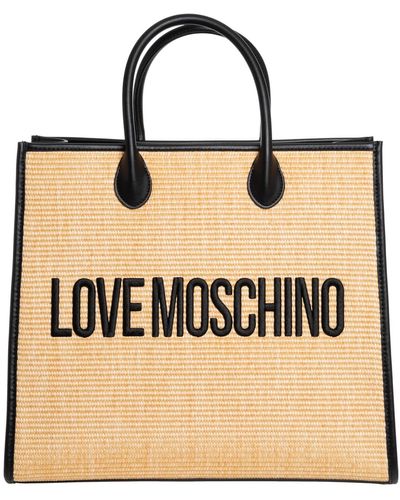 Love Moschino Cotton Tote Bag - Natural