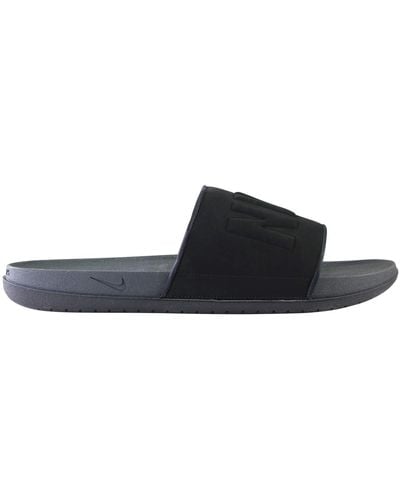 Nike Offcourt Slide - Anthracite/Black-Black, Größe:8 - Schwarz
