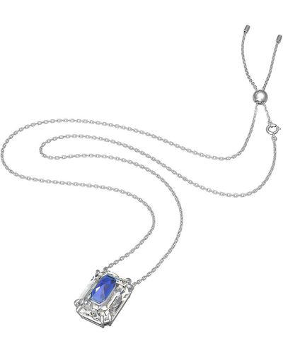 Swarovski Collier Chroma Cristal blanc/centre bleu - Mehrfarbig