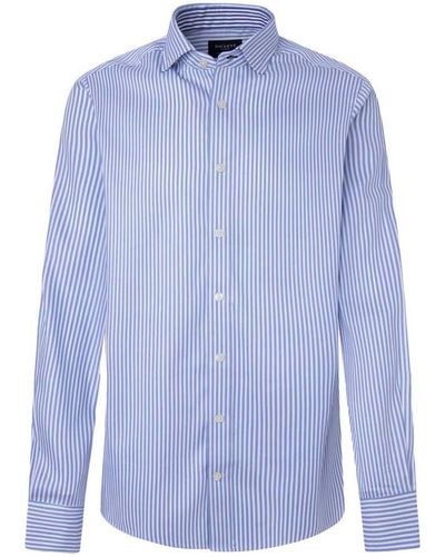 Hackett Double Faced Stripe Shirt - Blue