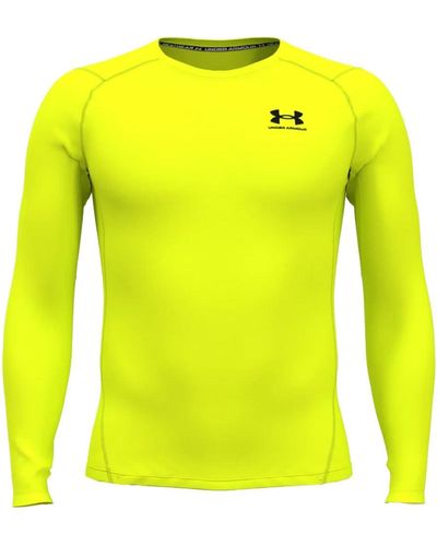 Under Armour Heatgear Compression Long-sleeve T-shirt - Yellow