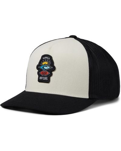 Rip Curl Search Icon Trucker Cap Basecap Baseballcap Truckercap Meshcap - Schwarz