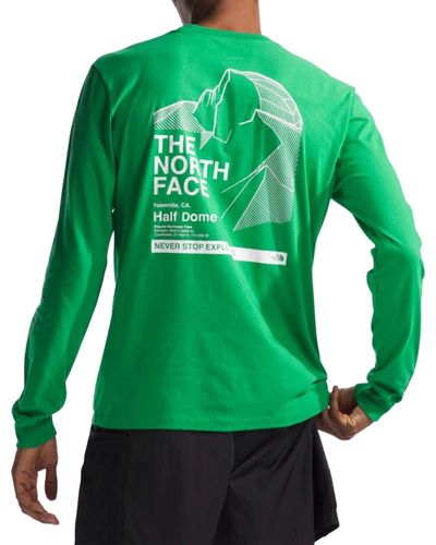 The North Face Places We Love Long Sleeve Tee - Green