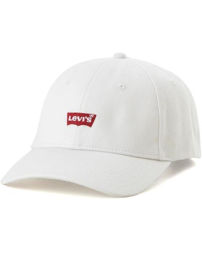 Levi's Housemark Flexfit cap - Bianco