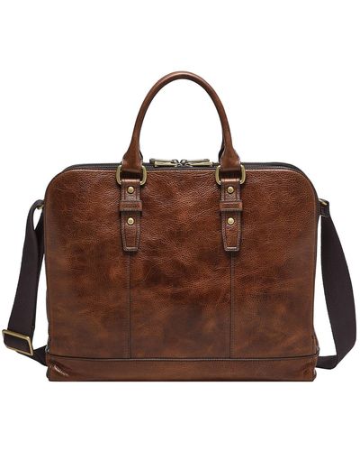 Fossil S Dillon Messenger - Braun