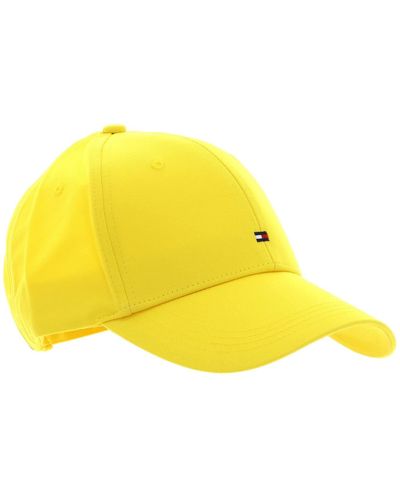 Tommy Hilfiger TH Flag Cap Vivid Yellow - Gelb
