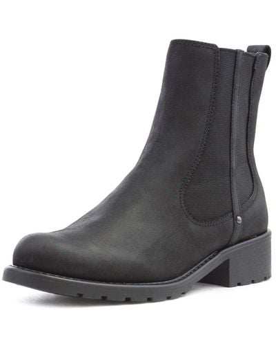 Clarks Slip-on Boots Orinoco Club Black Leather