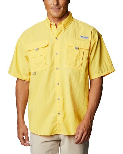 Columbia Bahama II Kurzarm-Shirt Wanderhemd - Gelb