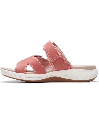 Clarks Mira Ease Slide Sandal - Pink