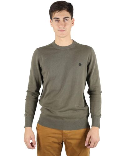 Timberland Williams River Cotton YD Sweater Leaf Green - Gris