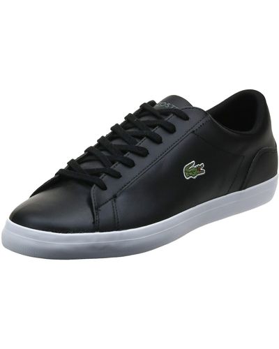 Lacoste Carnaby EVO BL 1 SPM Sneaker in Übergrößen Schwarz 33SPM1002024 große schuhe, Größe:50