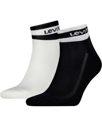 Levi's Quarter Socken - Schwarz