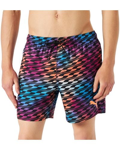 PUMA Formstrip Mid Shorts Pantaloncini da Surf - Multicolore