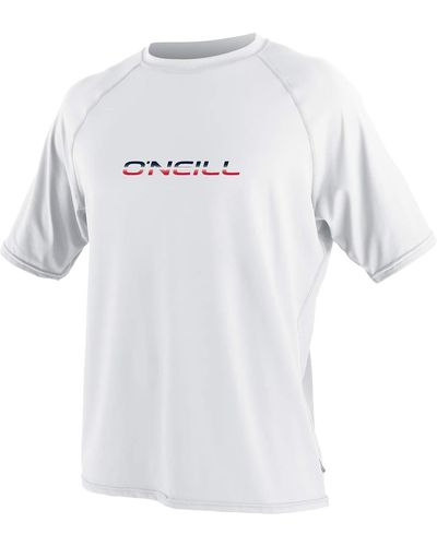 O'neill Sportswear 24-7 Traveller Upf 50+ Short Sleeve Sun Shirt - White